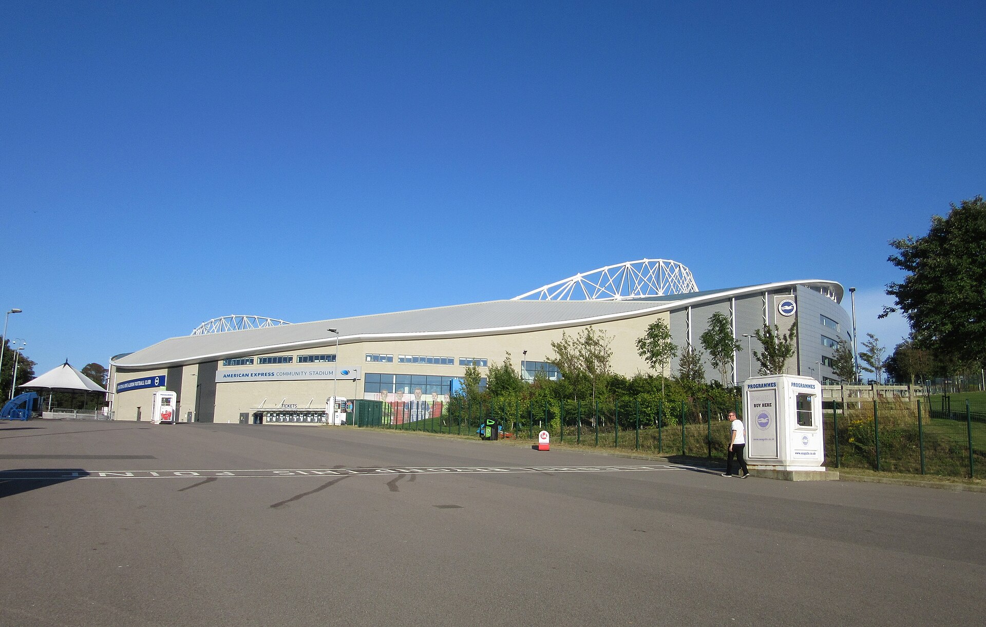 The American Express Community Stadium at Falmer, home of Brighton & Hove Albion