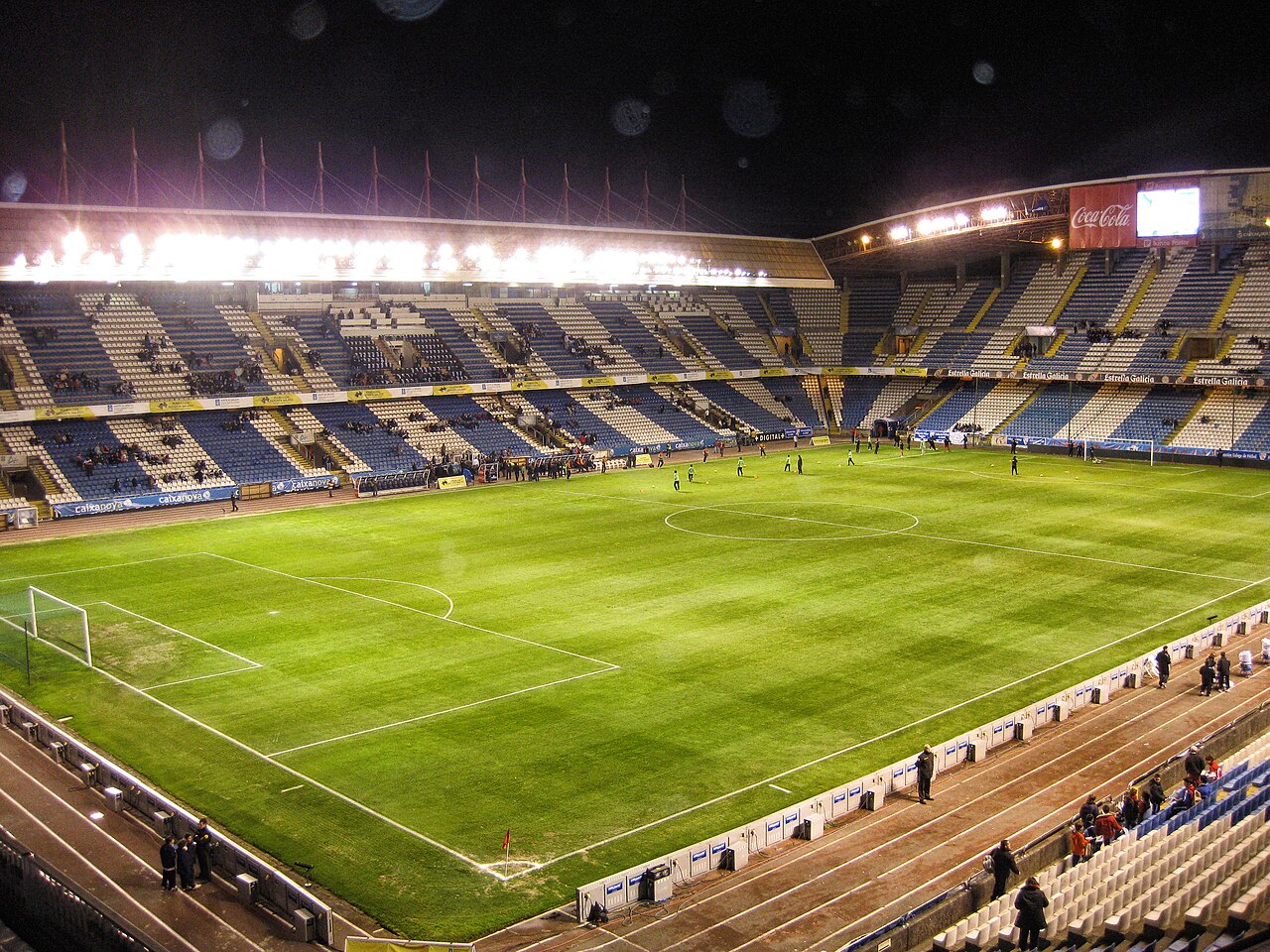Estadio de Riazor, home of Deportivo La Coruña
