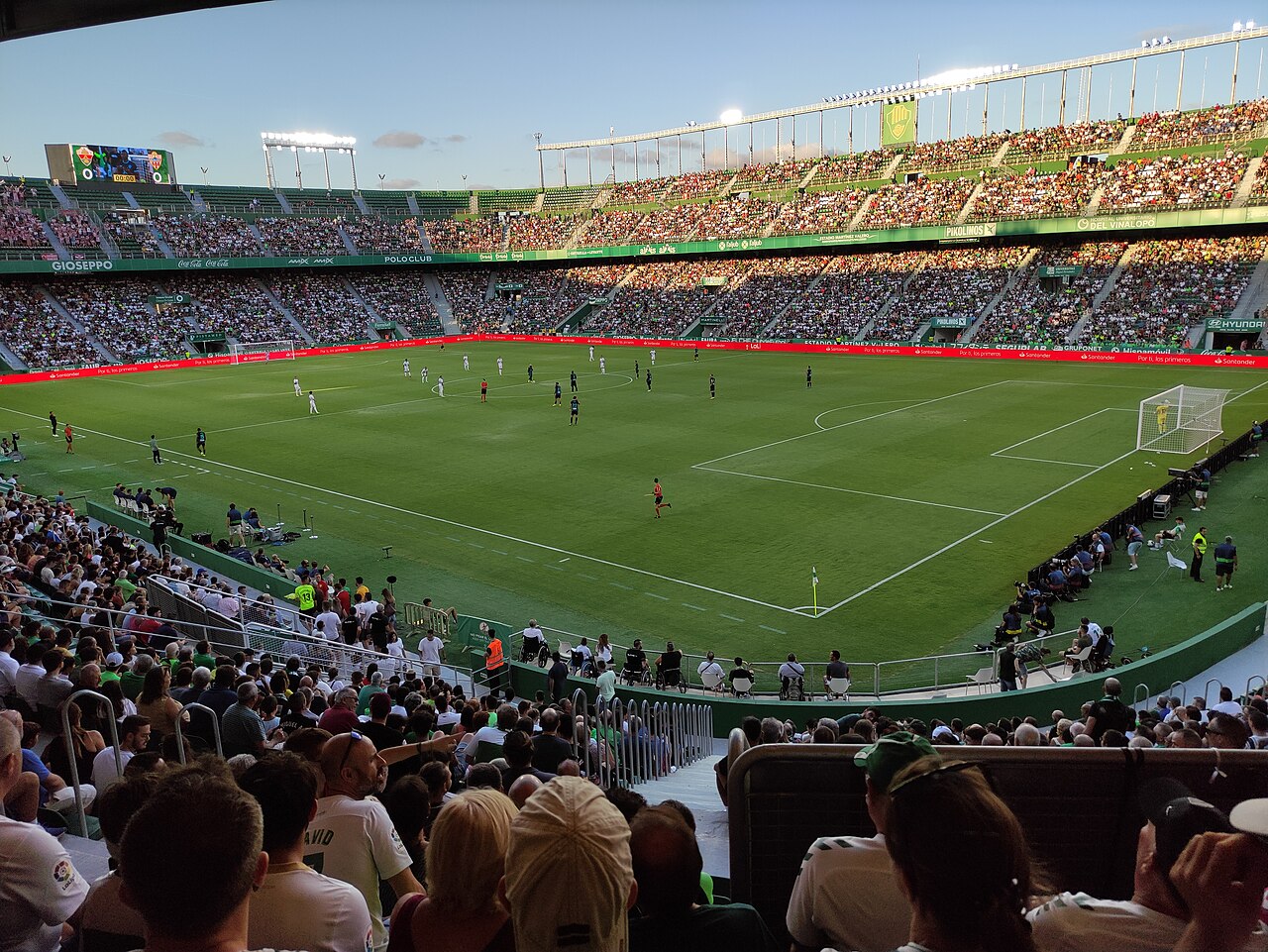Inside the Estadio Martínez Valero in Elche