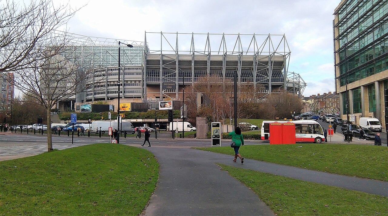 St James' Park, home of Newcastle United