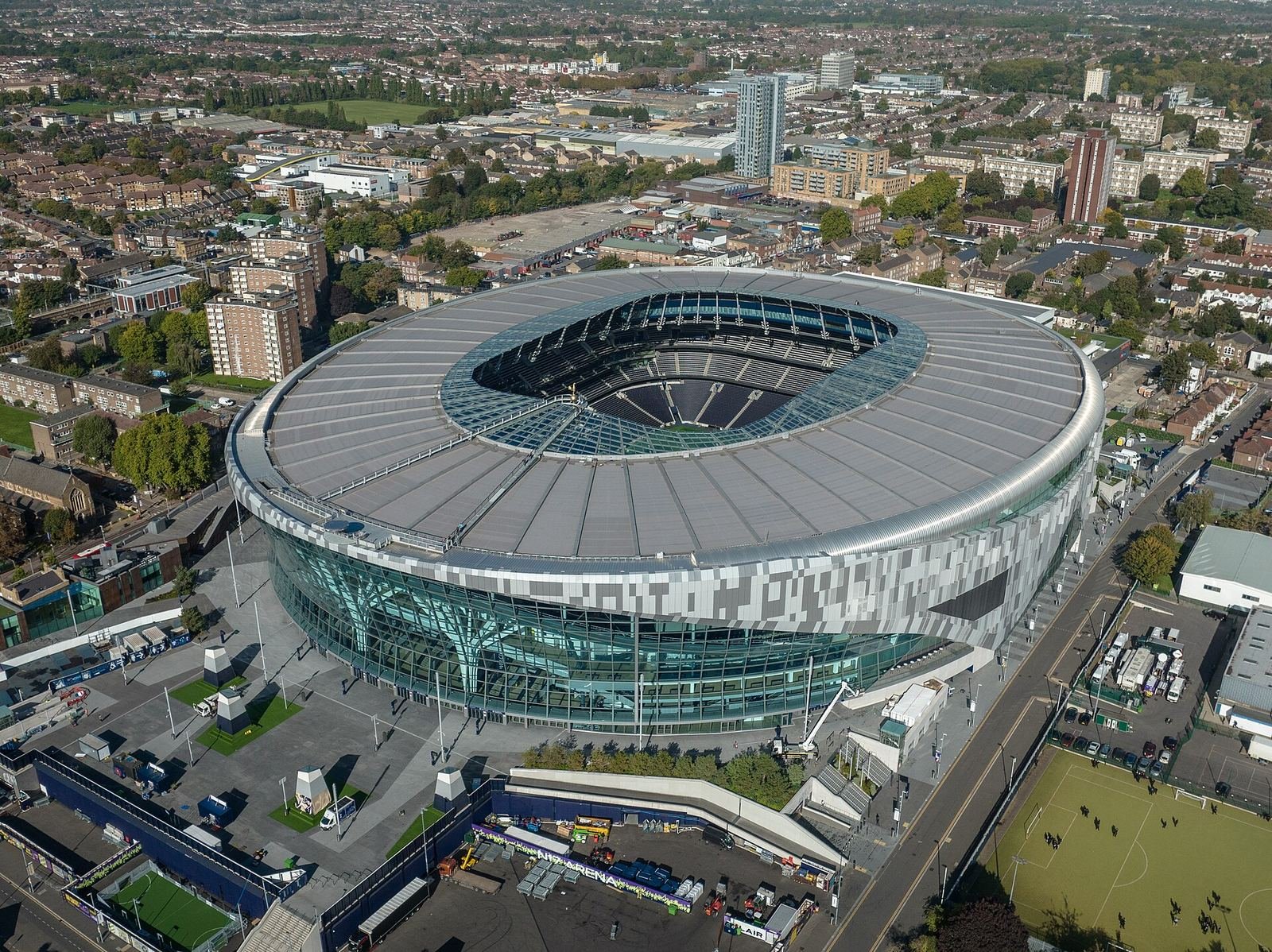 Tottenham Hotspur Stadium in north London