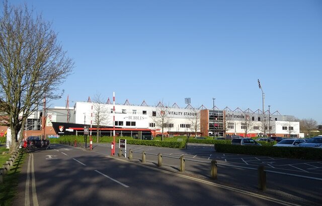 The Vitality Stadium, home of AFC Bournemouth