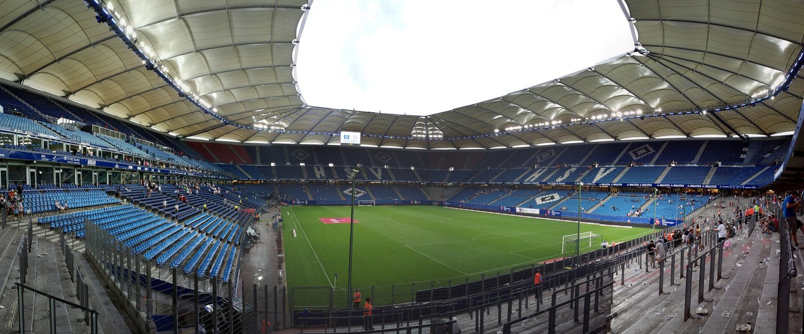 The Volksparkstadion in Hamburg, home of Hamburger SV